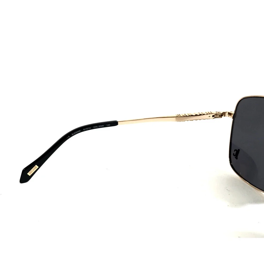 Just Cavalli Sunglasses SJC030K COL.0349 Gold Pilot Frames with Dark Gray Lenses